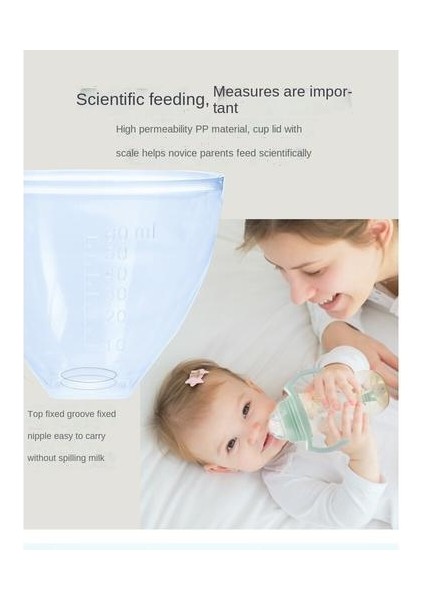 300ML Bebek Geniş Ağız Için Besleme Şişesi Kalıplı Ppsu Damla Dayanıklı Besleme Şişesi (Yurt Dışından) fırsatları