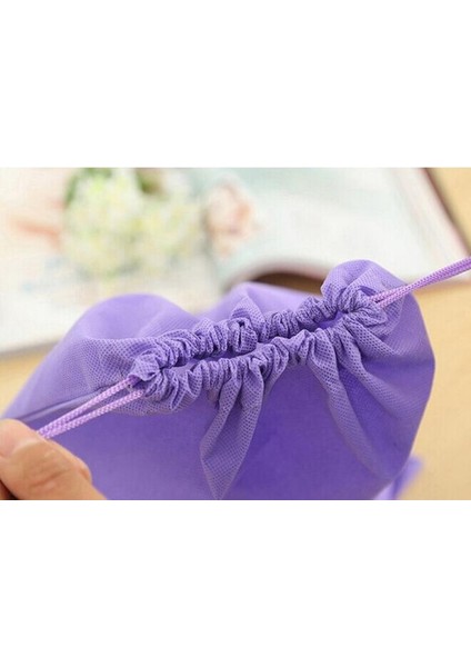 50PIC Ev Eşyaları Seyahat Taşınabilir Dokuma Dokuma Ipli Ayakkabı Toz Torbaları Kalın Baskı Dokuma Ipli Ayakkabı Çanta Depolama Ayakkabı Torbaları (Rastgele Renk) (Yurt Dışından)