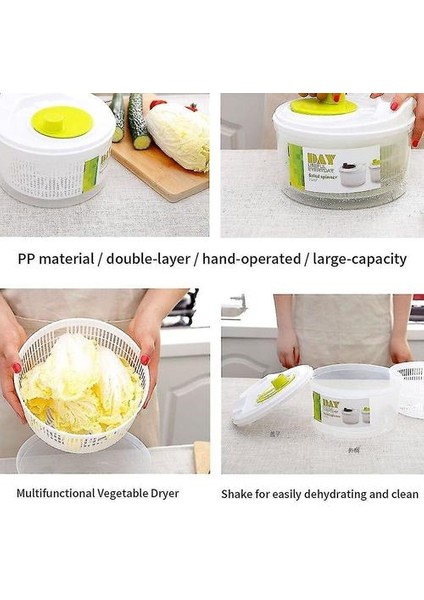 Salata Döndürücü Marul Yeşiller Yıkama Kurutucu Drenaj (Yurt Dışından) fırsatları