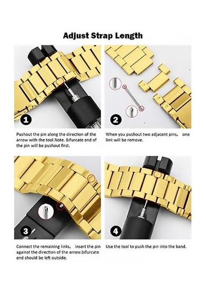 42MM Paslanmaz Çelik Metal Yedek Watch Band Strap Watch Band Için | Watch Bands (Yurt Dışından)