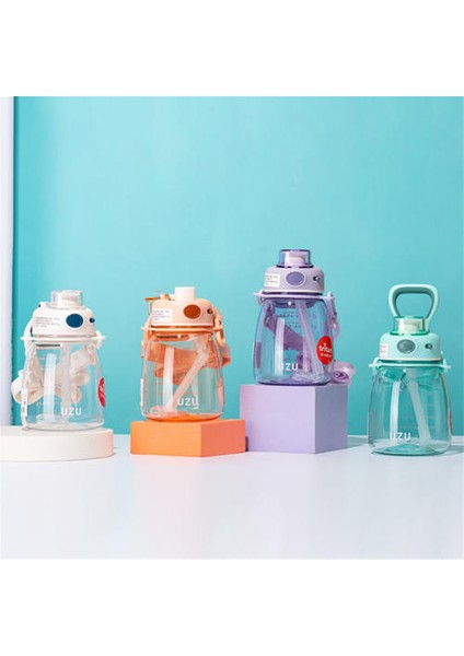 700ML Pot Göbek Kupası, Okul Çocukları Için Plastik Tritan Saman Sıçırlı Kapak (Yurt Dışından) modelleri