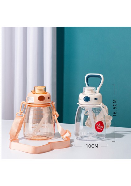 700ML Pot Göbek Kupası, Okul Çocukları Için Plastik Tritan Saman Sıçırlı Kapak (Yurt Dışından) indirimleri