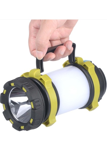 Taşınabilir LED Kamp Işık Çalışma Işığı Açık Çadır Işık El Feneri USB Şarj Edilebilir Su Geçirmez Arama Işık | Taşınabilir Fenerler (Yurt Dışından)