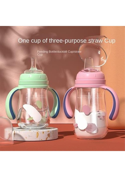 1PSC240ML Yenidoğan Saman Şişesi, Çocuk Sütten Kesiliyor Sihirli Cihaz, Anti-Aracı ve Anti-Slating Ürünleri Anne ve Bebek Için (Yurt Dışından)