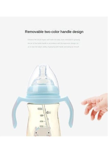 300ML Bebek Geniş Ağız Için Besleme Şişesi Kalıplı Ppsu Damla Dayanıklı Besleme Şişesi (Yurt Dışından) indirimleri