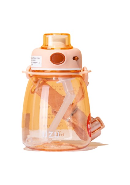 700ML Pot Göbek Kupası, Okul Çocukları Için Plastik Tritan Saman Sıçırlı Kapak (Yurt Dışından)