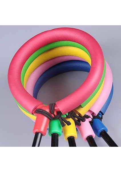 Parlayan Zıplayan Toplar Bir Ayak Yanıp Sönen Topu Atlama Halatlar Spor Salıncak Topu Çocuk Spor Oynarken Eğlenceli Eğlence Oyuncaklar (Pembe) (Yurt Dışından)