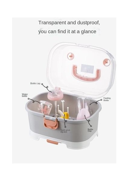 Bebek Şişesi Saklama Kutusu, Taşınabilir ve Çıkarılabilir, Bebek Su Bardağı Çok Amaçlı Kapalı Depolama Kutusu Için Uygun (Yurt Dışından) modelleri