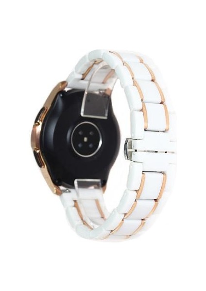 Samsung GALAXYWATCHS2S/3S/4 Beş Baht Metal Bağlantı Bilezik Için 20MM, 22MM Seramik Bilezik (Yurt Dışından) modelleri