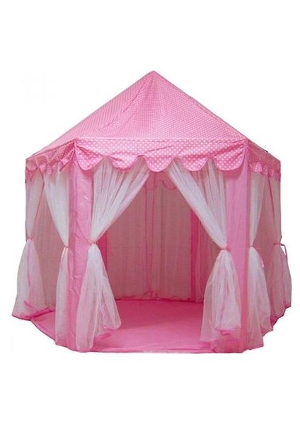 Kızlar Çadır Oyna Kapalı Prenses Kalesi Kids Çadır Evi (Pembe) (Yurt Dışından)