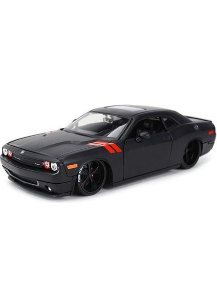 1:24 2008 Dodge Challenger Spor Araba Statik Kalıp Döküm Araçları Koleksiyon Model Araba Oyuncaklar | Diecasts & Amp;oyuncak Araçlar (Siyah) (Yurt Dışından)