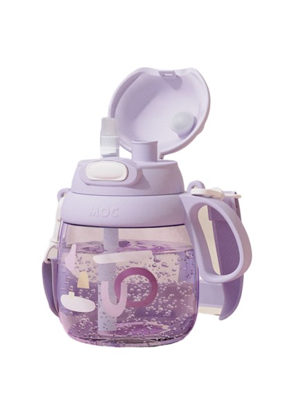 1300ML Çift Içme Fincanları, Öğrencilerin Büyük Göbek Şekli Için Uygun Pipetler, Damla Dirençli ve Aşınmaya Dayanıklı Pp Fincanları ile Büyük Kapasite (Yurt Dışından)