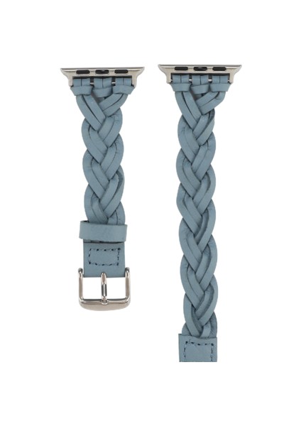 38/40MM, 42/44MM Deri Kayış Apple Watch Se/7 El Örgülü Bükülme Kayışı (Yurt Dışından)