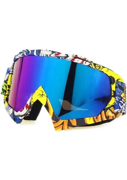 Kayak Gözlük Çift Katmanlar UV400 Anti Sis Kayak Gözlük Kar Kayak Snowboard Adam Kadınlar Motocross Gözlük Kayak Maskeleri Gözlük | Kayak Gözlükleri (Yurt Dışından)