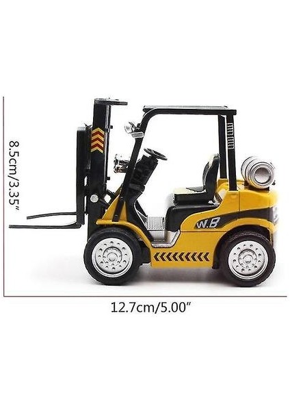 Oyuncak Arabalar 1:24 Mühendislik Kamyonu Ekran Forklift Alaşım Araba Modeli Noel Hediyesi | Diecasts Oyuncak Araçları (Yurt Dışından)