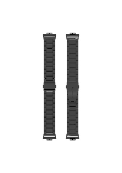 22.5mmmstainless Çelik Kayış Huawei Için Saat Uyuyor Üç Boncuk Bölünmüş Çelik Kayış Katı Metal Kayış (Yurt Dışından)