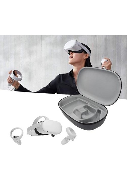 Oculus Quest 2 Vr Oyun Kulaklıkları Saklama Çantası Vr Kulaklık Gri Için Taşıma Çantası (Yurt Dışından) fiyatları