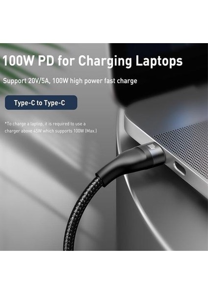 Siyah 3 In 1 USB Kablo Hızlı Şarj Tipi C USB Kablosu 100 W Veri Şarj Kablosu Cep Telefonu USB Kablosu iPhone Tipi C Mikro (Yurt Dışından)