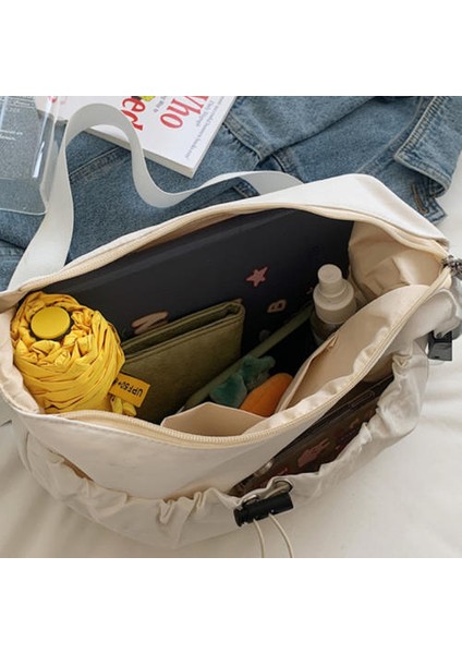 Hamur Çantası Moda Omuz Çantası, Kadınlar Yabancı Tarzı Sokak Trend Messenger Çantası (Yurt Dışından)