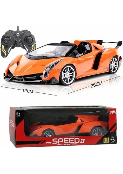 1:16 Rc Araba 2.4g Radyo Uzaktan Kumandalı Araba Off-Road Yüksek Hızlı Şarj Edilebilir (Yurt Dışından)