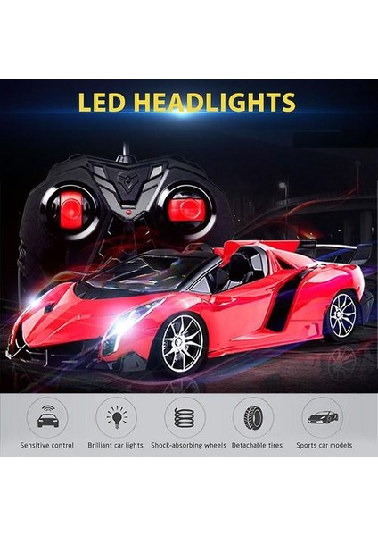1:16 Rc Araba 2.4g Radyo Uzaktan Kumandalı Araba Off-Road Yüksek Hızlı Şarj Edilebilir (Yurt Dışından)