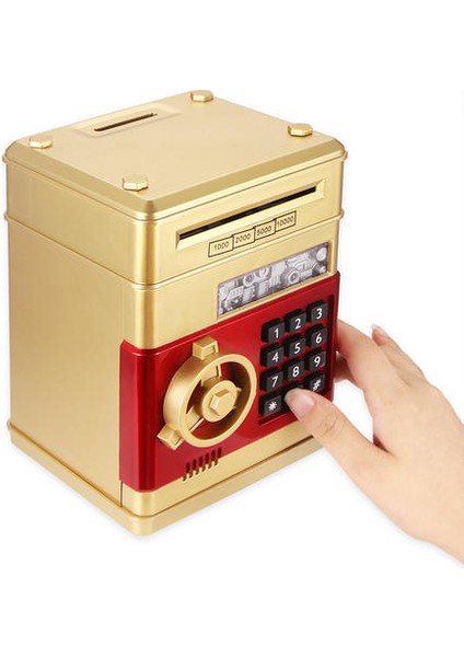 Elektronik Kumbara Güvenli Kutu Para Kutuları Çocuklar Için Dijital Paralar Nakit Tasarruf Güvenli Mevduat Mini Atm Makinesi (Yurt Dışından)