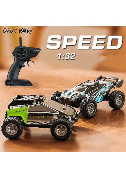 1:32 Mini Yüksek Hızlı Rc Araba Çift Hız Ayarı Kapalı Mod/profesyonel Mod Seyahat Off-Road Rc Oyuncak Arabalar (Yurt Dışından)