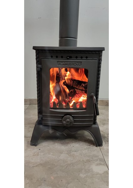 Flame Stove Minör Pik Döküm Mini Şömine Soba