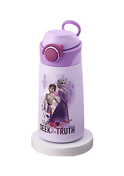 390ML316 Disney Desenli Kettle Kupası Çift Katmanlı Paslanmaz Çelik Anaokulu Için Uygun Bebek Taşınabilir Su Isıtıcı Kupası (Yurt Dışından)