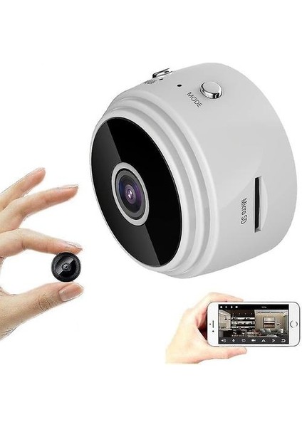 Mini Kamera Hd 1080P Akıllı Wifi Mini Ip Kamera Ir Gece Ip Kamera (Yurt Dışından)
