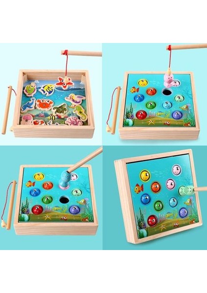 Çocuk Ahşap Oyuncaklar Manyetik Oyunlar Balıkçılık Oyuncak Oyunu Çocuklar 3D Balık Bebek Çocuk Eğitici Oyuncaklar Açık Komik Erkek Kız Hediyeler | Balıkçılık Oyuncakları (Yurt Dışından) fırsatları