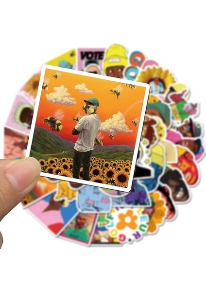 50 Rapçi Tyler The Creator Doodle Çıkartmaları (Yurt Dışından)