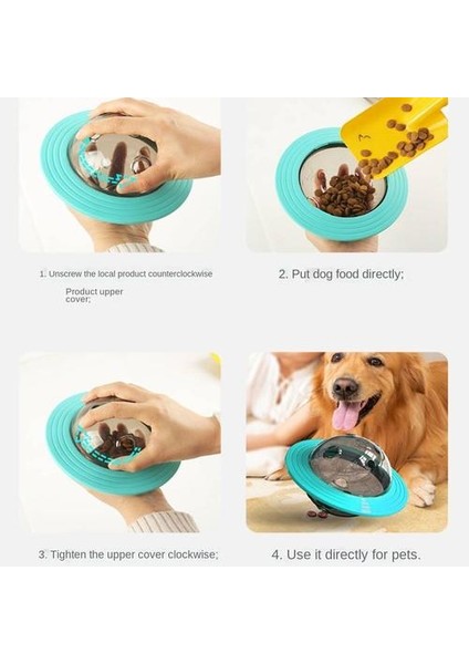Pet Malzemeleri Sızıntı Besleyicisi ， Isırık Dirençli Uçan Saucer (Yurt Dışından) modelleri