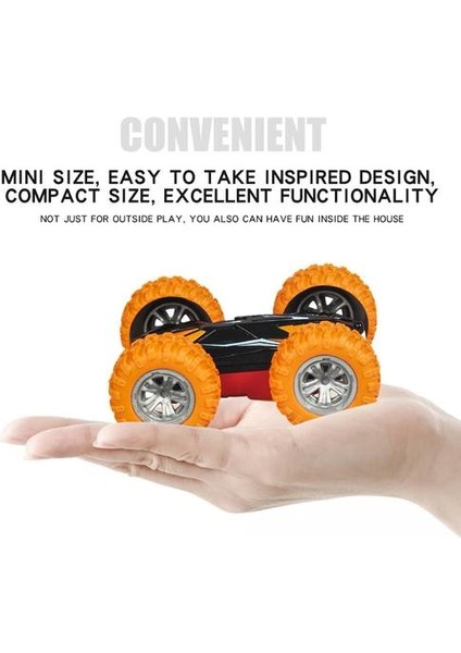 Çift Taraflı 3D Çevirme Uzaktan Kumanda Araba Robot Rc Araba Oyuncak Sürüklenme Buggy Paletli Pil Kumandalı Dublör Makinesi Radyo Kontrollü Araba | Rc Arabalar (Turuncu) (Yurt Dışından)