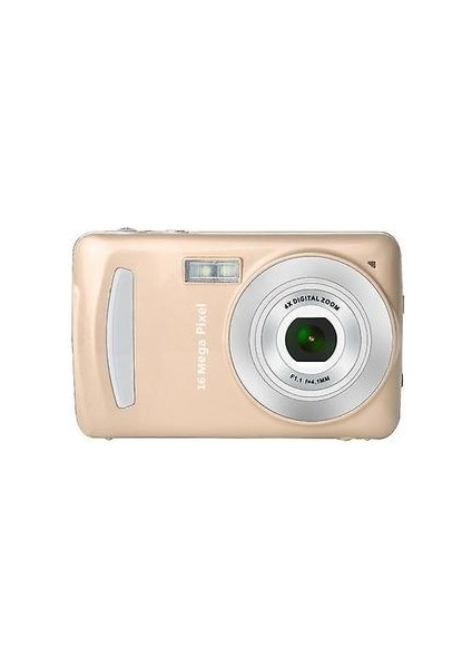 Ultra 16MP 1080P Full Hd Dijital Kamera Açık Mekan Taşınabilir Kamera Yürüyüşü Hassas Kararlı Fotoğraf (Altın) (Yurt Dışından)