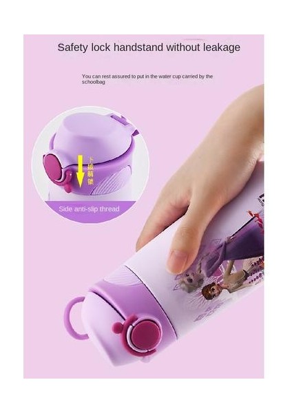 390ML316 Disney Desenli Kettle Kupası Çift Katmanlı Paslanmaz Çelik Anaokulu Için Uygun Bebek Taşınabilir Su Isıtıcı Kupası (Yurt Dışından) fırsatları
