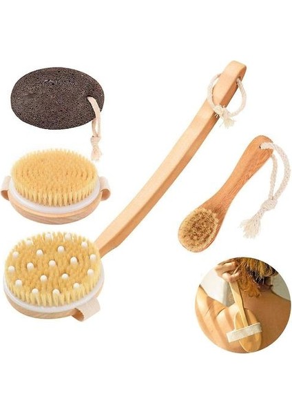 (L) Kuru Fırçalama Vücut Fırçası Seti Lenfatik Drenaj ve Cilt Peeling (Yurt Dışından) fiyatları