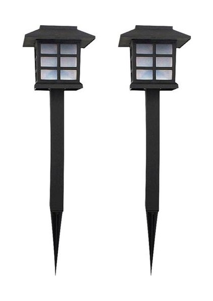 Açık Peyzaj Için 2'li LED Güneş Enerjili Çim Işık (Yurt Dışından)