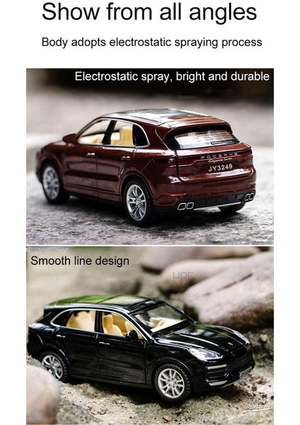 1/32 Diecast Cayenne Alaşım Araba Modeli Erkek Çocuklar Için Suv Modeli Çocuk Oyuncakları Metal Suv Araç ile Geri Çekme Fonksiyonu Müzik Işık | Diecasts & Amp;oyuncak Araçlar (Yurt Dışından)