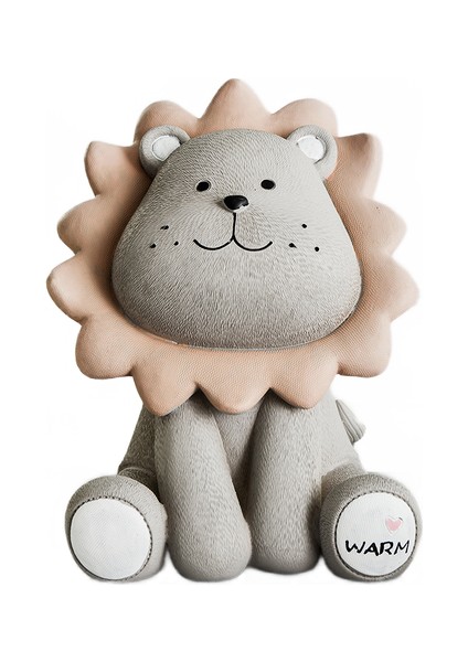 Karikatür Kumbara Lion Aslan Modeli Hayvan Heykeli Para Kutusu Coin Bankası Yatak Odası Ev Dekorasyon | Para Kutuları (Kahverengi) (13 * 12 * 17)) (Yurt Dışından)