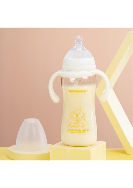 Çocuklar Için 1PSC300ML Ppsu Şişesi, Saplı Geniş Çaplı Sütten Kesme Cihazı, Düşmeye Dirençli (Yurt Dışından)