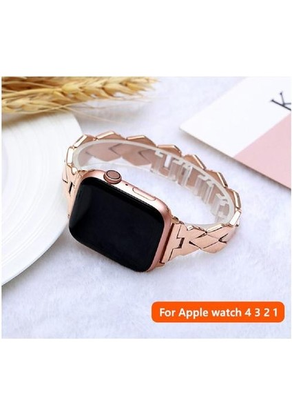 38/40MM, 42/44MM Metal Kayış, Apple Watch1/2/3/4/5/6/se Küçük Elmas Paslanmaz Çelik Kayış Için Uygun (Yurt Dışından)