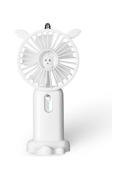 6000 Mah Plastik Elle Tutulan Fan, Yüksek Rüzgar Enerjisi Şarj Edilebilir, Basit ve Öğrenci Yurtta Küçük Taşınabilir Fan Için Uygun (Yurt Dışından)