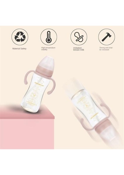 Çocuklar Için 1PSC300ML Ppsu Şişesi, Saplı Geniş Çaplı Sütten Kesme Cihazı, Düşmeye Dirençli (Yurt Dışından) fırsatları