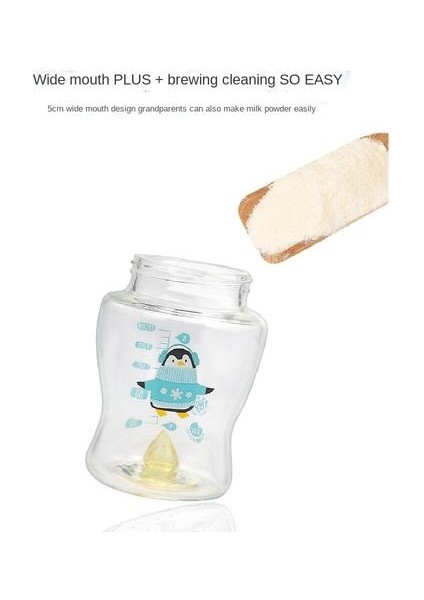 Bebek Cam Geniş Delik Besleme Şişesi Için 150ML Besleme Şişesi (Yurt Dışından) modelleri