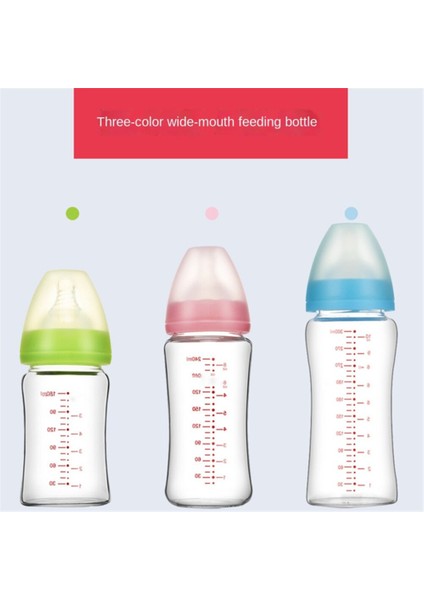 180ML/240ML/300ML Bebek Geniş Delikli Cam Şişe Şişesi (Yurt Dışından) indirimleri