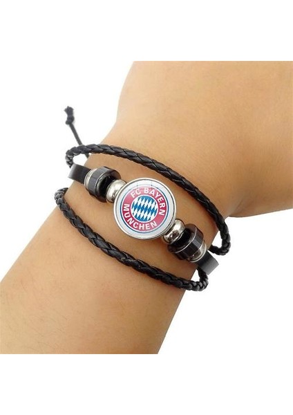Fc Bayern Futbol Takımı Zaman Gem Bilezik Çok Katmanlı Dokuma Bilezikler (Yurt Dışından) fiyatları
