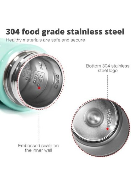 210ML Bebek Şişesi Içme Suyu Çift Amaçlı Kupası Kafası 304 Paslanmaz Çelik Malzeme Güçlü Isı Koruma Efekti No Bap | Şişeler (Pembe) (Yurt Dışından) indirimleri