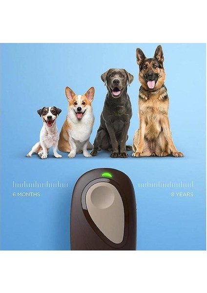 Ultrasonik Köpek Barking Caydırıcı, 2-In-1 Köpek Eğitimi ve Bark Kontrol Cihazı (Gri) (Yurt Dışından)