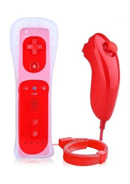 Nintendo Wii ve Wii U Konsolu Için Wii Uzaktan Kumanda (Kırmızı) (Yurt Dışından)